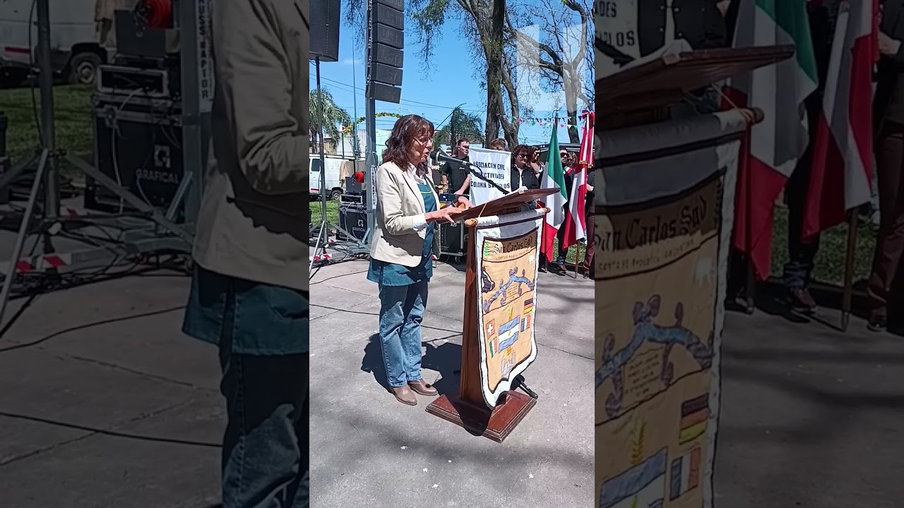 Se conmemoró el 168° Aniversario de la fundación de la Colonia San Carlos