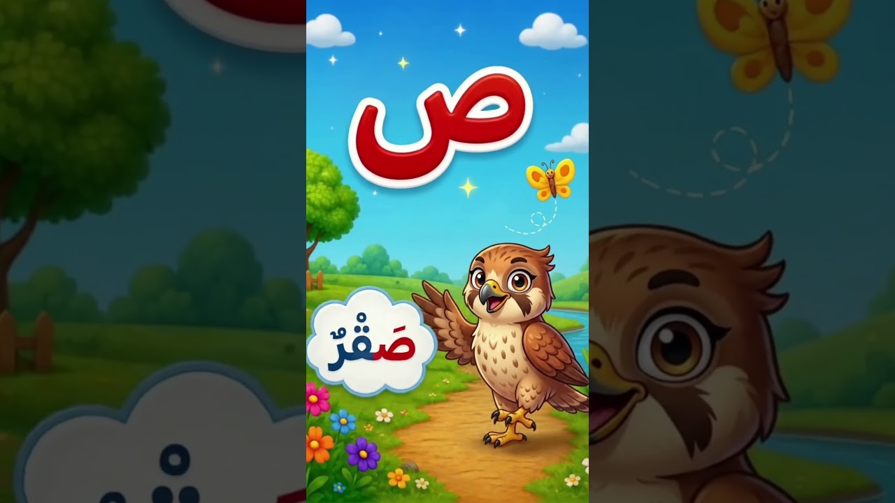 حرف الصاد صقر 🦅 | Arabic Letter Saad | ص | Arabic Alphabet for Kids