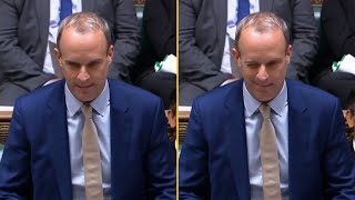 Celebrity Awful moment Dominic Raab WINKS at Angela Rayner during PMQs Wealth