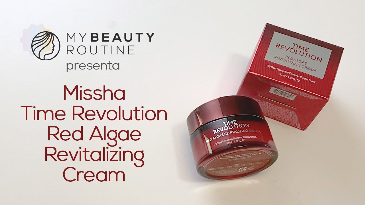 video MISSHA Time Revolution Red Algae Revitalizing Cream 50ml