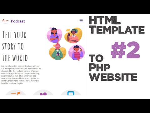 PHP Podcasting website using MVC Framework from scratch 2 of 3 | Quick programming tutorial