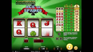 ACE OF SPADES SLOT FREE DEMO GAMEPLAY screenshot 5