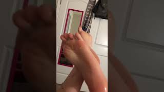Up close in the pose soles