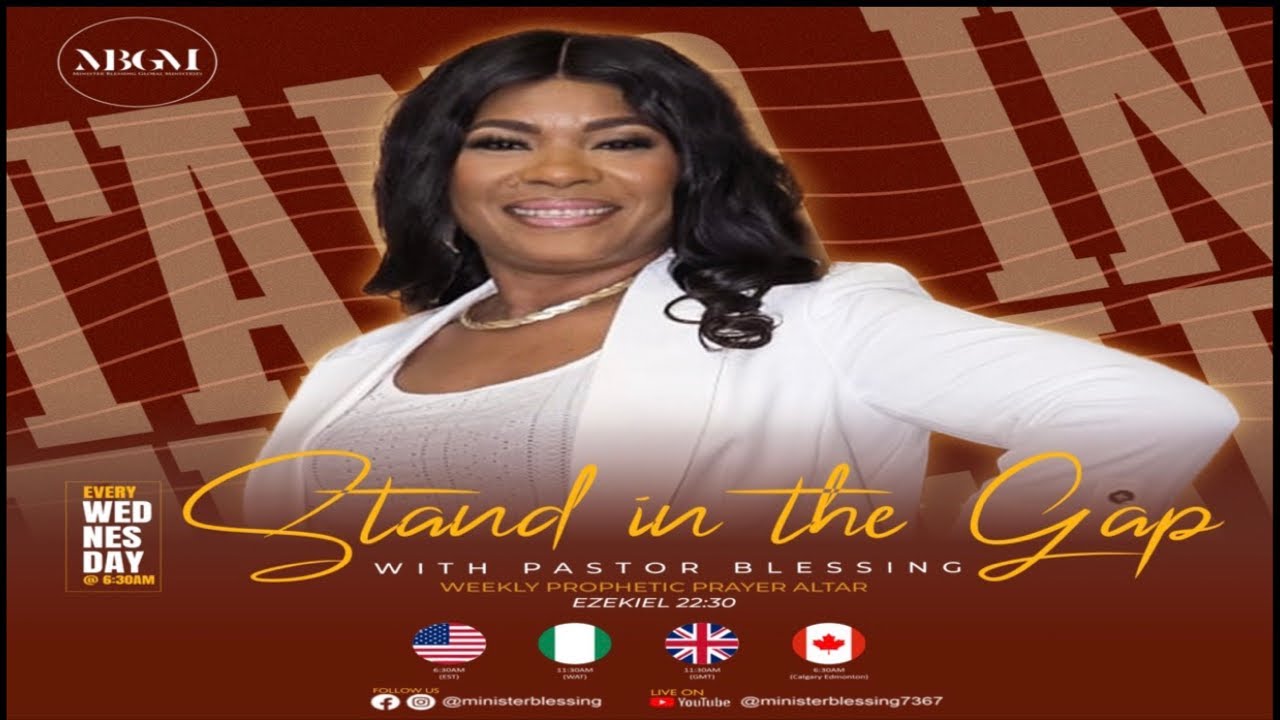 STAND IN THE GAP || WITH PASTOR BLESSING || ITS A NEW SEASON OF CHANGE || WED-JANUARY 21ST 2026