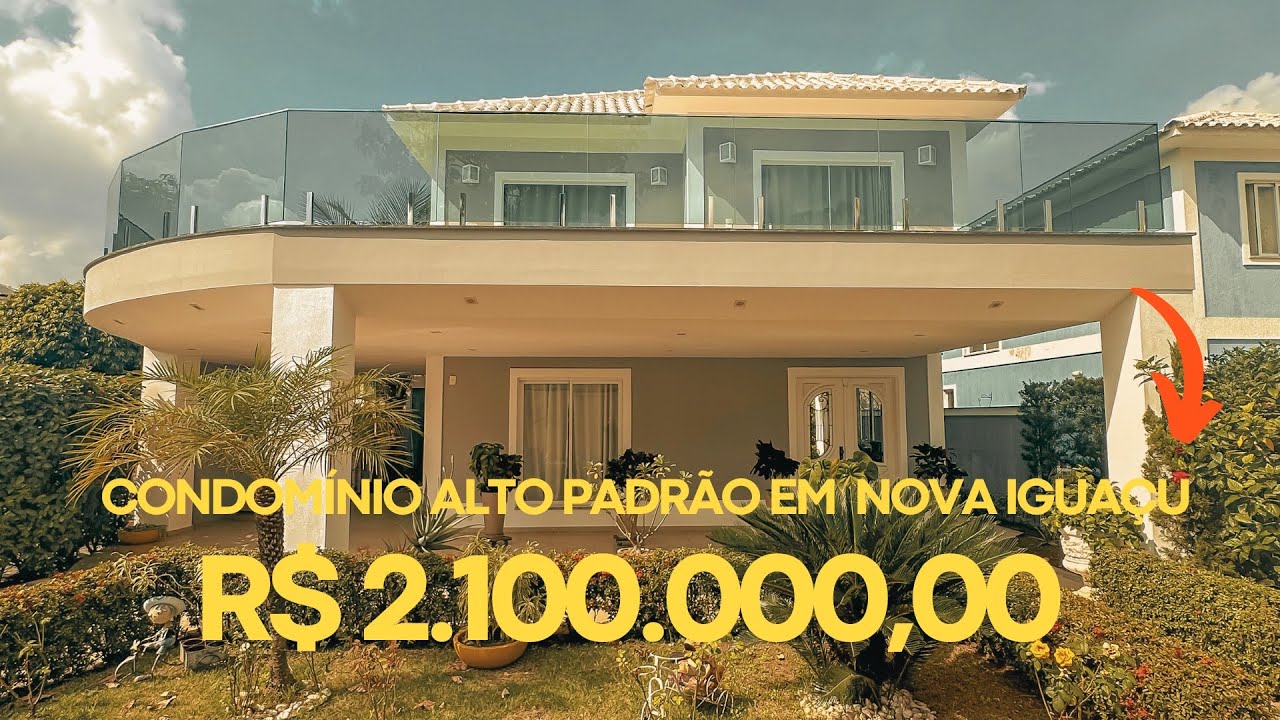 Casa Duplex - Condomínio de Alto Padrão | Nova Iguaçu - 04 quartos