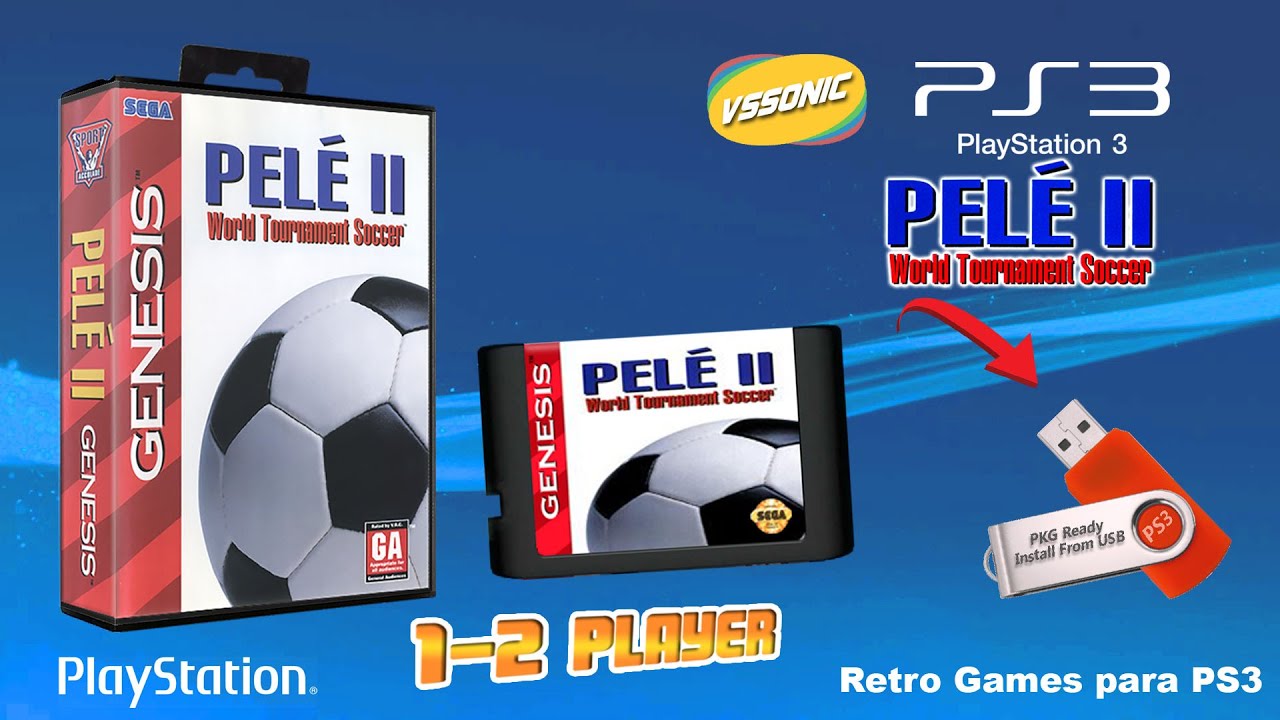 Pele's World Tournament Soccer (1994) - Sega Mega Drive / Sega Genesis -  LastDodo