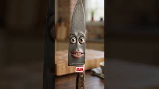 Imagine a kitchen tool with a serious attitude problem: the Talking Knife. 🔪 #shorts #knife #facts