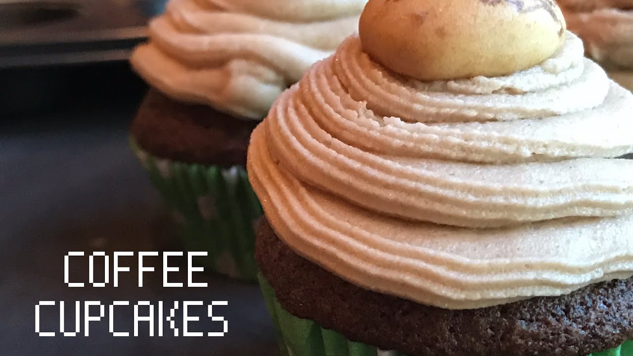Coffee Cupcakes with Chocolate Frosting YouTube