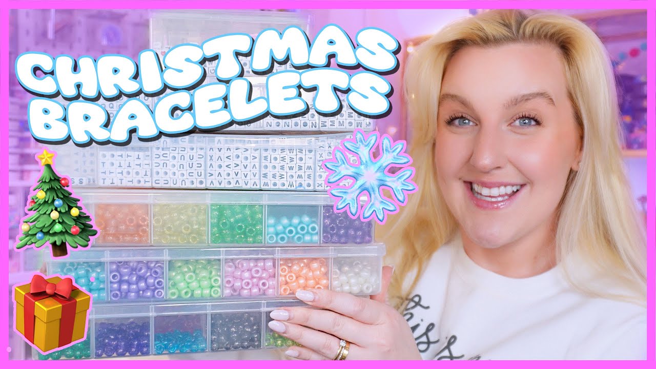 Незаменимые рождественские браслеты 🎄☃️ Как сделать браслеты из бусин своими руками 🎁❄️