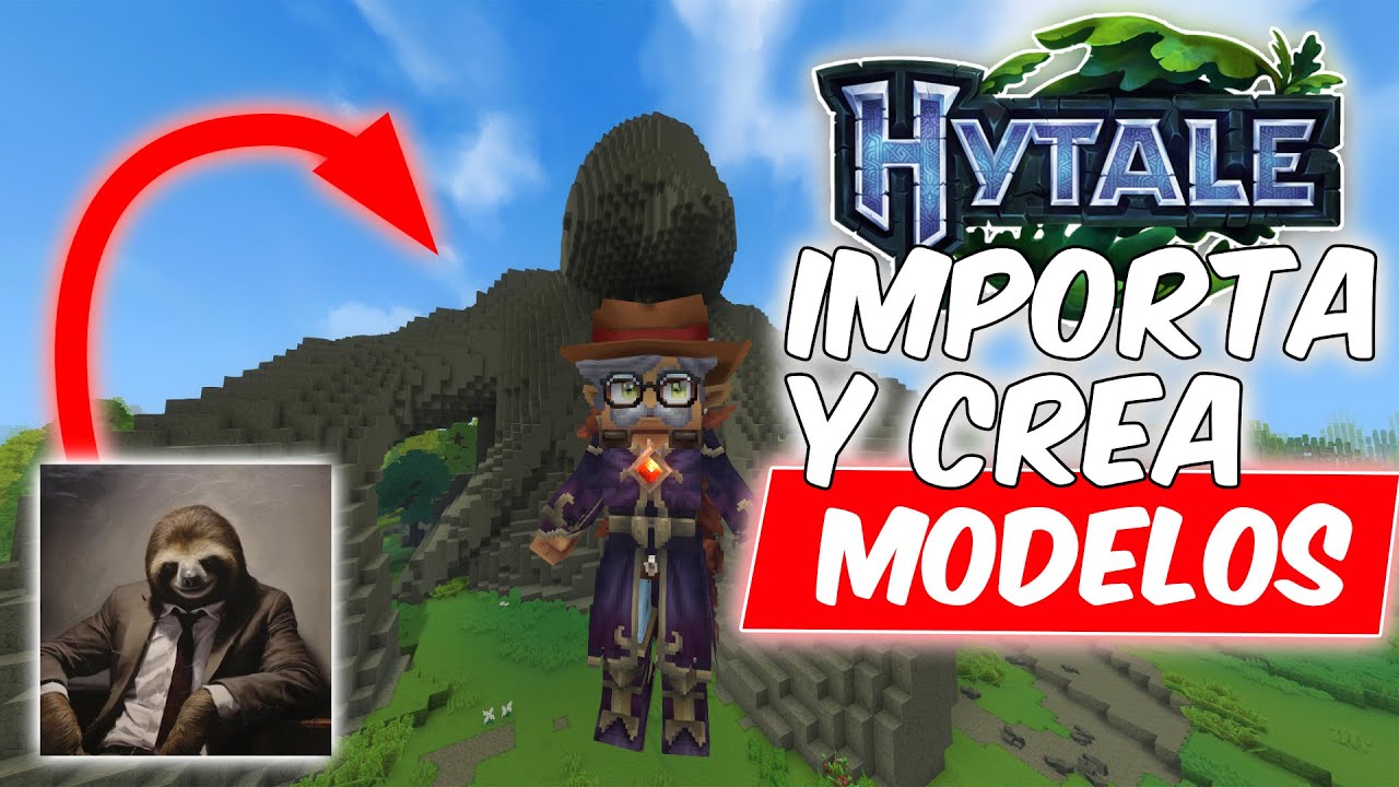 Cómo IMPORTAR y CREAR modelos 3D en Hytale (fácil, rápido y gratis ...