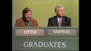 Pro Celebrity, University Challenge.