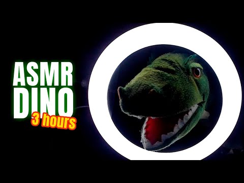 ASMR DINO eats your face until you fall asleep 3 hours
