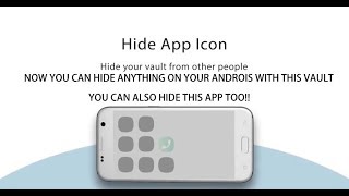 Create Your Own Vault On Android And Hide Anything | You Can Also Hide This App!!!! | New Hot App!