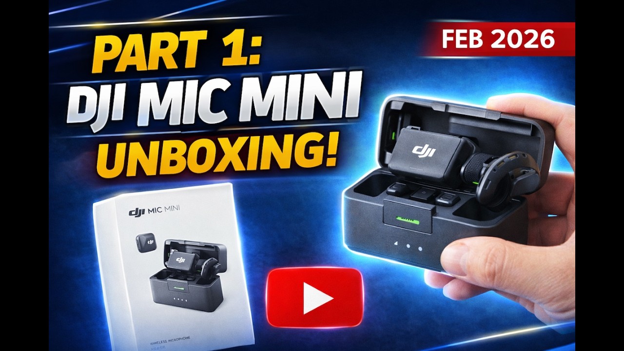 DJI Mic Mini Unboxing: Is This the BEST Wireless Mic for Creators in 2026?