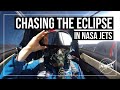 Chasing the 2024 total solar eclipse with nasa jets