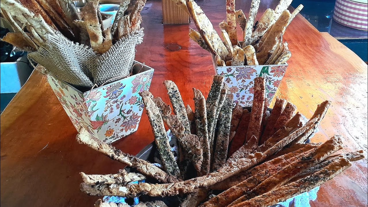 Grisines saborizados, aptos diabeticos,  veganos y celíacos