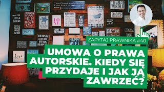 Umowa o prawa autorskie. Kiedy się przydaje i jak ją zawrzeć?
Chcesz zawrzeć umowę o przeniesienie praw autorskich lub umowę licencyjną i zastanawiasz się jak zrobić to najlepiej? Zależy ci na zabezpieczeniu swoich interesów? Oprócz suchego wzoru, interesuje cię również instrukcja, jak postępować z poszczególnymi postanowieniami umowy? Mam coś dla ciebie.
➡ https://prakreacja.pl/umowa-przeniesienie-licencja/ Umowa o prawa autorskie. Kiedy się przydaje i jak ją zawrzeć?