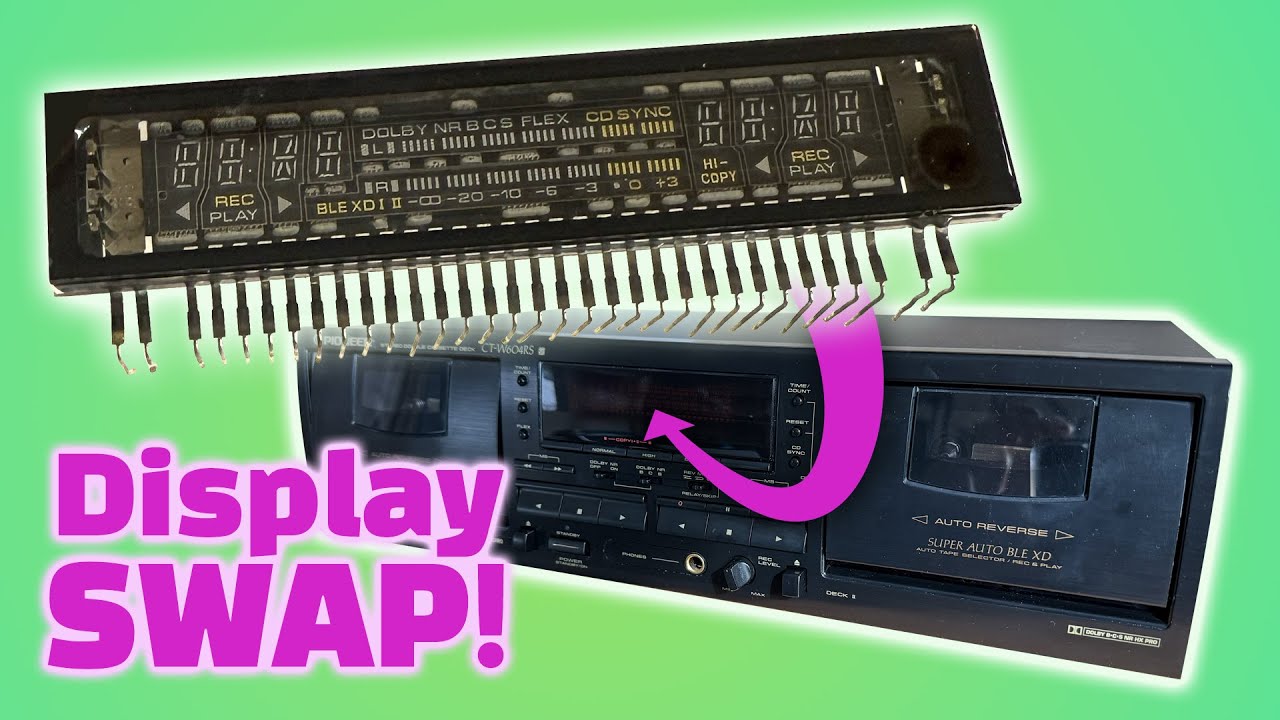 Pioneer CT-W604RS - замена дисплея