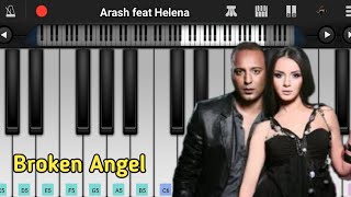 Broken Angel • Arash feat Helena • Easy Piano Tutorial • Perfect Piano Mobile