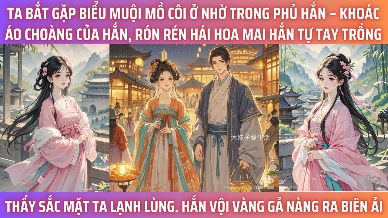 TA BẮT GẶP BIỂU MUỘI MỒ CÔI Ở NHỜ TRONG PHỦ HẮN - KHOÁC ÁO CHOÀNG CỦA HẮN, RÓN RÉN HÁI HOA MAI HẮN