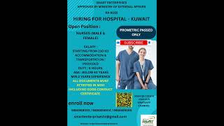 Nursing 🏖️jobs👷for Kuwait Like 👍share🤙 Subscribe🔔 🏠 #shorts #abroadjobs #overseasjobs