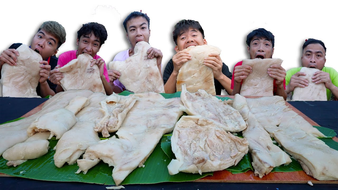 Hưng Troll | Thử Thách Người Cuối Cùng Ngừng Ăn Thịt Mỡ Lợn Thắng Nhận 500$