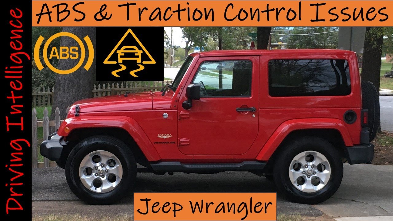 Jeep Wrangler ABS & Traction Control Failure: U140C, U140B, C102C, C102B: ' 06-'18 Jeep Series Part 3 - YouTube