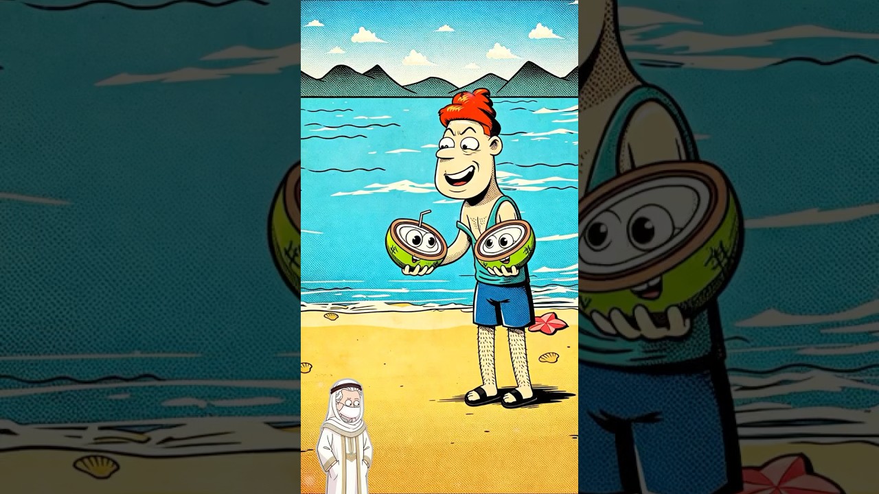 🥥 لماذا تستطيع ثمار جوز الهند أن تطفو عبر المحيط؟ 🌊#shorts#funny#hot