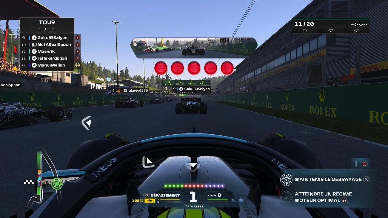 F1 22 Spa Setup