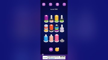 Nut Sort Level 396 Walkthrough | Nuts — Color Sort 396 solution