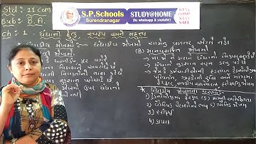 STD 11 COMMERCE | B.A. CH-1 , LEC-7 | SP SCHOOL SURENDRANAGAR