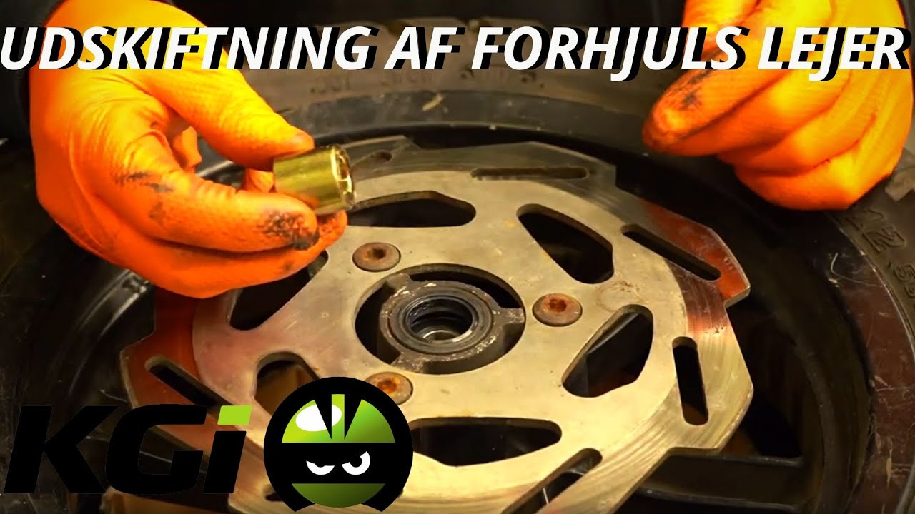 PGO hot 50 -Udskiftning af forhjuls lejer