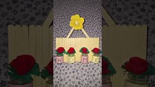 Diy!Wall Hanging#Walldecor ideas#foryou#100klove#ytshorts#handcrafting#....
