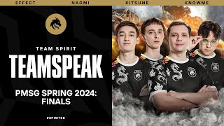 TEAM SPIRIT: PMSG SPRING 2024 TEAMSPEAK