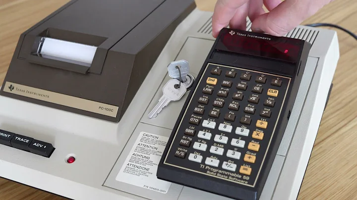 TI-59 & PC-100C (Schreiben/ Lesen/ Drucken)