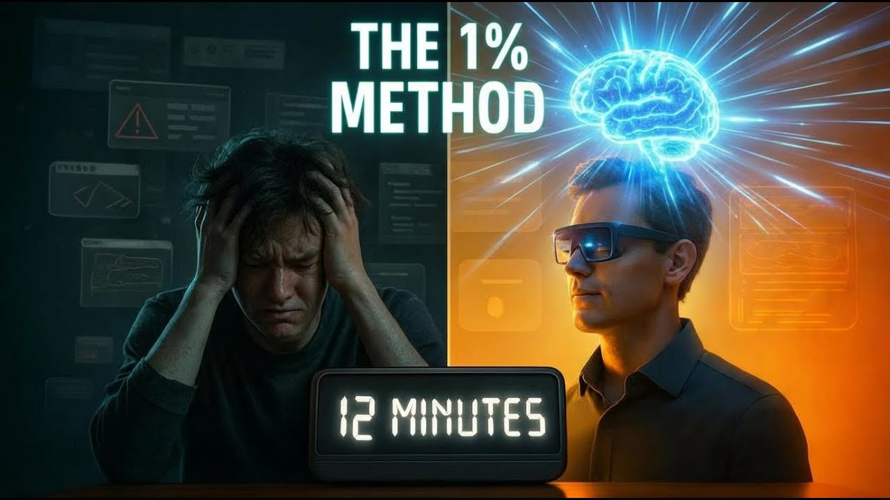 You're Not Behind (Yet): How to Learn AI in 12 Minutes