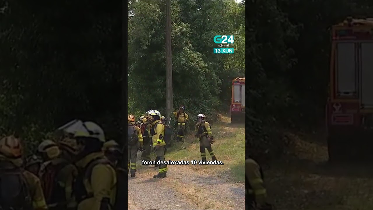 🚒 PADRÓN | O incendio de Herbón esténdese ata Teo e obriga a evacuar dez vivendas