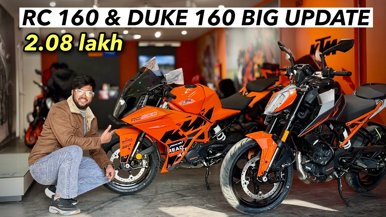 2026 KTM RC 160 AND NEW DUKE 160 DETAILED REVIEW | NEW COLOUR TFT, TUTN BY TURN NAVIGATION