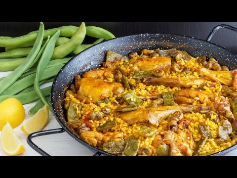 easy-paella-valenciana---spanish-food-recipe-|-happyfoods