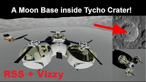 Moon Base in Tycho Crater | Simplerockets 2 - An adventure to our nearest neighbor