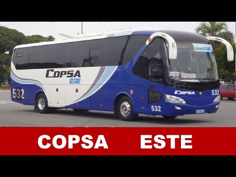 COPSA ESTE Transporte Uruguayo Ómnibus de Uruguay - YouTube