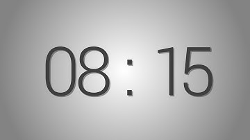 8 Minutes 15 seconds countdown Timer - Beep at the end | Simple Timer (Eight min fifteen sec)