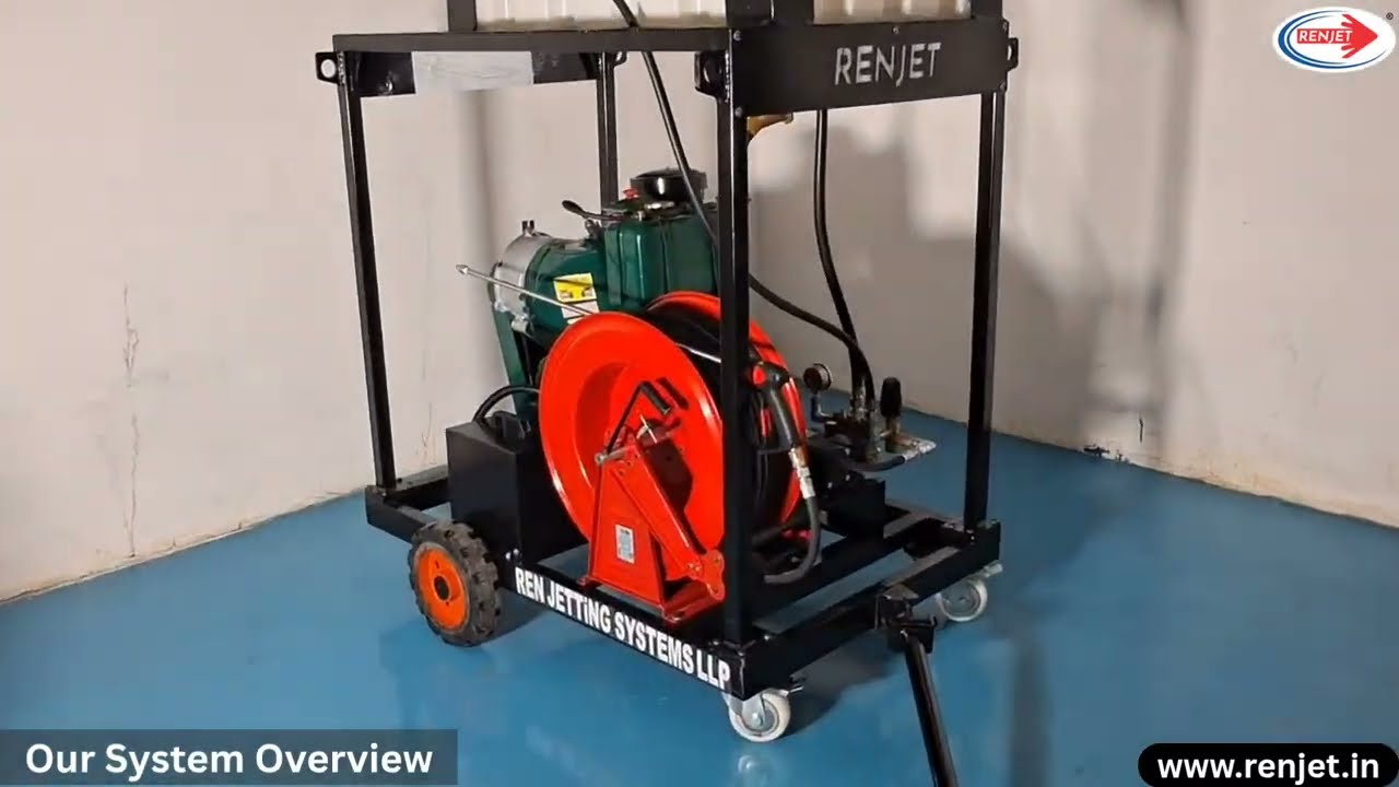 High Pressure Cleaning System With Diesel Engine DEJT-21/180 l RenJet