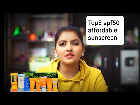 Top8 SPF50 affordable Sunscreen for all skin type | RARA | sun expert