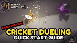 Cricket Fighting Mini-game Quick Start Guide - Where Winds Meet screenshot 2