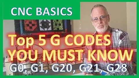 TOP FIVE ** MUST KNOW ** G Codes You Will Use For & How To Use Them on your cnc, Router Laser, gcode