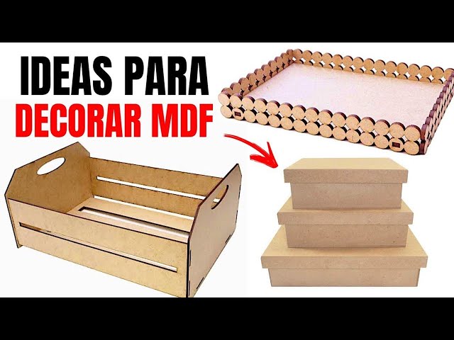 3 ideas para decorar cajas de madera - MANUALIDADES DIY