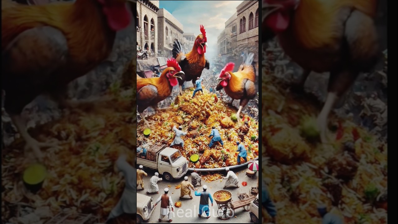 Watch the miniature workers make chicken rice 