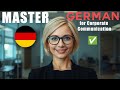 German for Corporate Communication