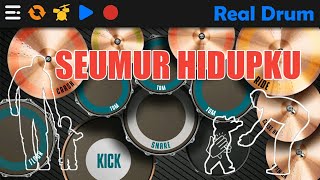 Download Lagu Seumur hidupku - BOOMERANG (REAL DRUM COVER) MP3